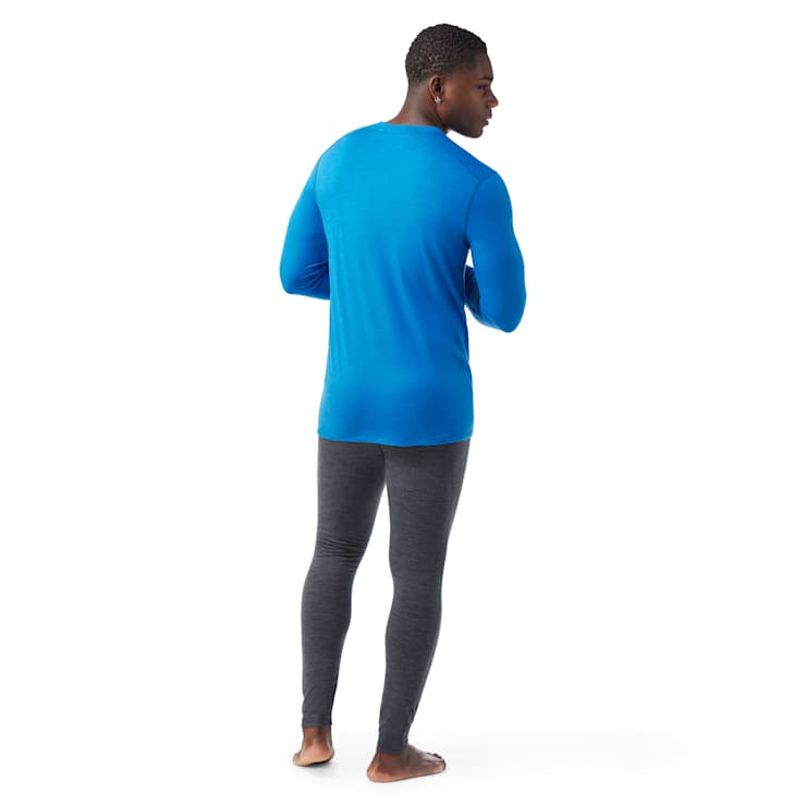 Smartwool Mens Classic All-Season Merino Base Layer Crew - Nival Blue Nival Blue
