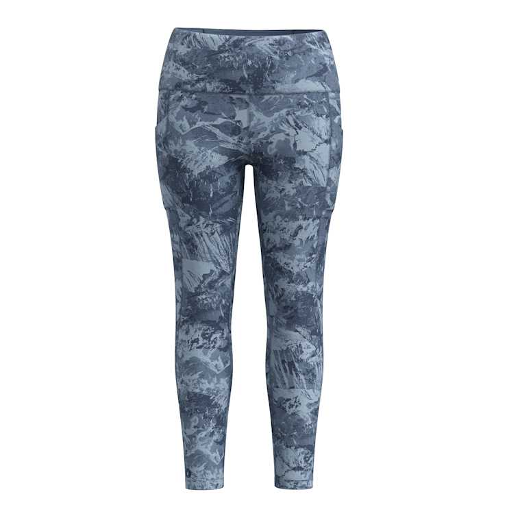 Smartwool Womens Active Printed 7/8 Legging - Nightfall Blue Mountain Nightfall Blue Mountain / / REG