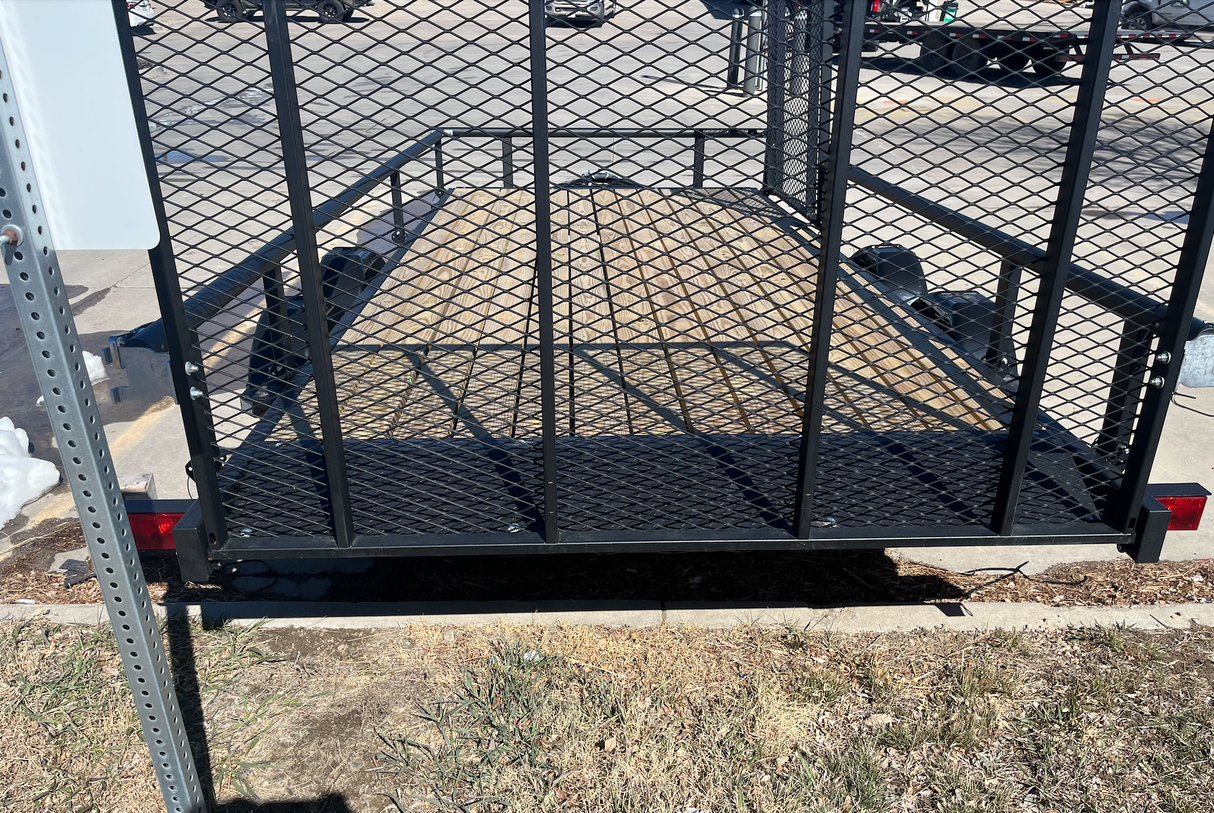 JAXOutdoorGearFarmandRanch 7x15 Karavan dual axe trailer with side ramp