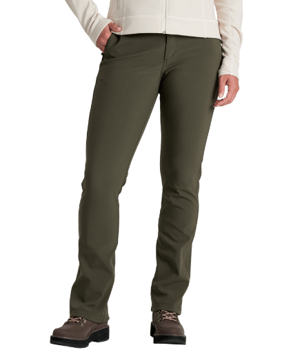 Kuhl Clothing Women's Frost Softshell Pant - Black Olive Black Olive / / 32