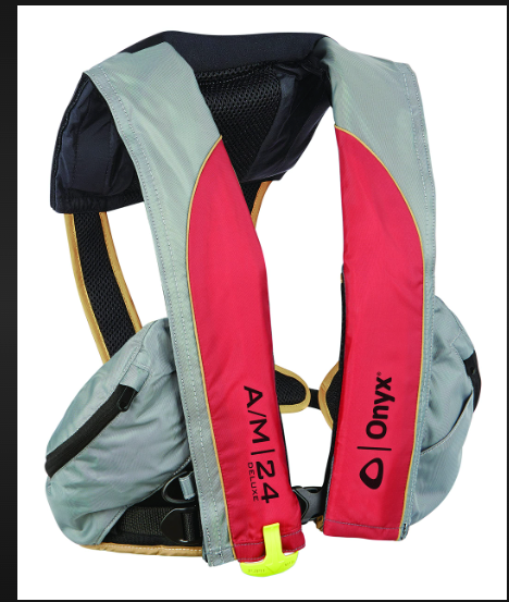 Onyx A/M-24 Deluxe Automatic/manual Inflatable Life Jacket (PFD)