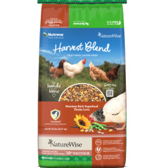 Nutrena Feeds NatureWise Harvest Blend 18% Textured Layer Feed 40 lbs