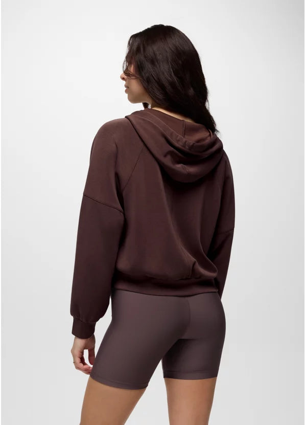 Prana Shea Full Zip Hoodie - Mocha