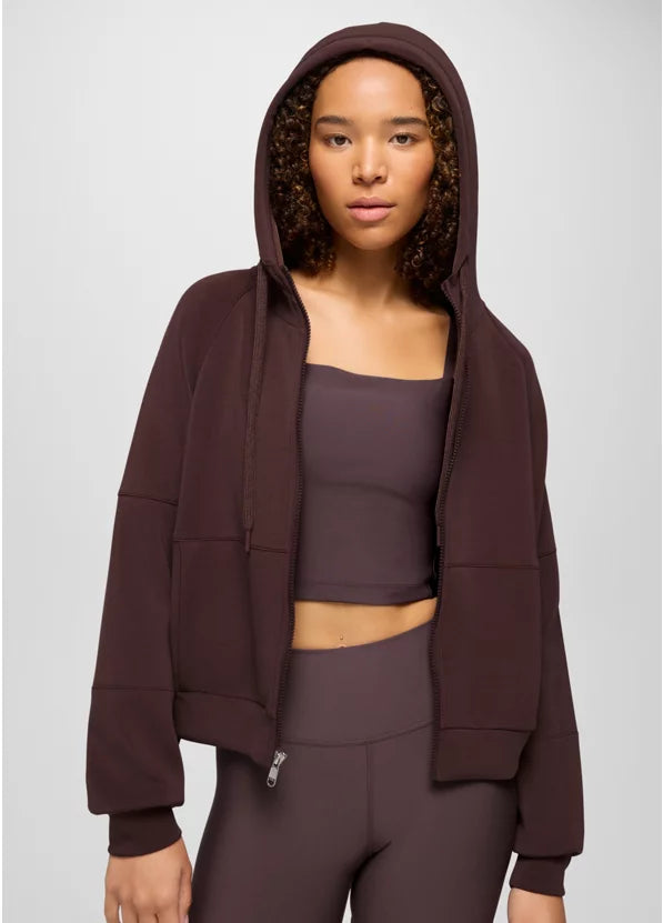 Prana Shea Full Zip Hoodie - Mocha