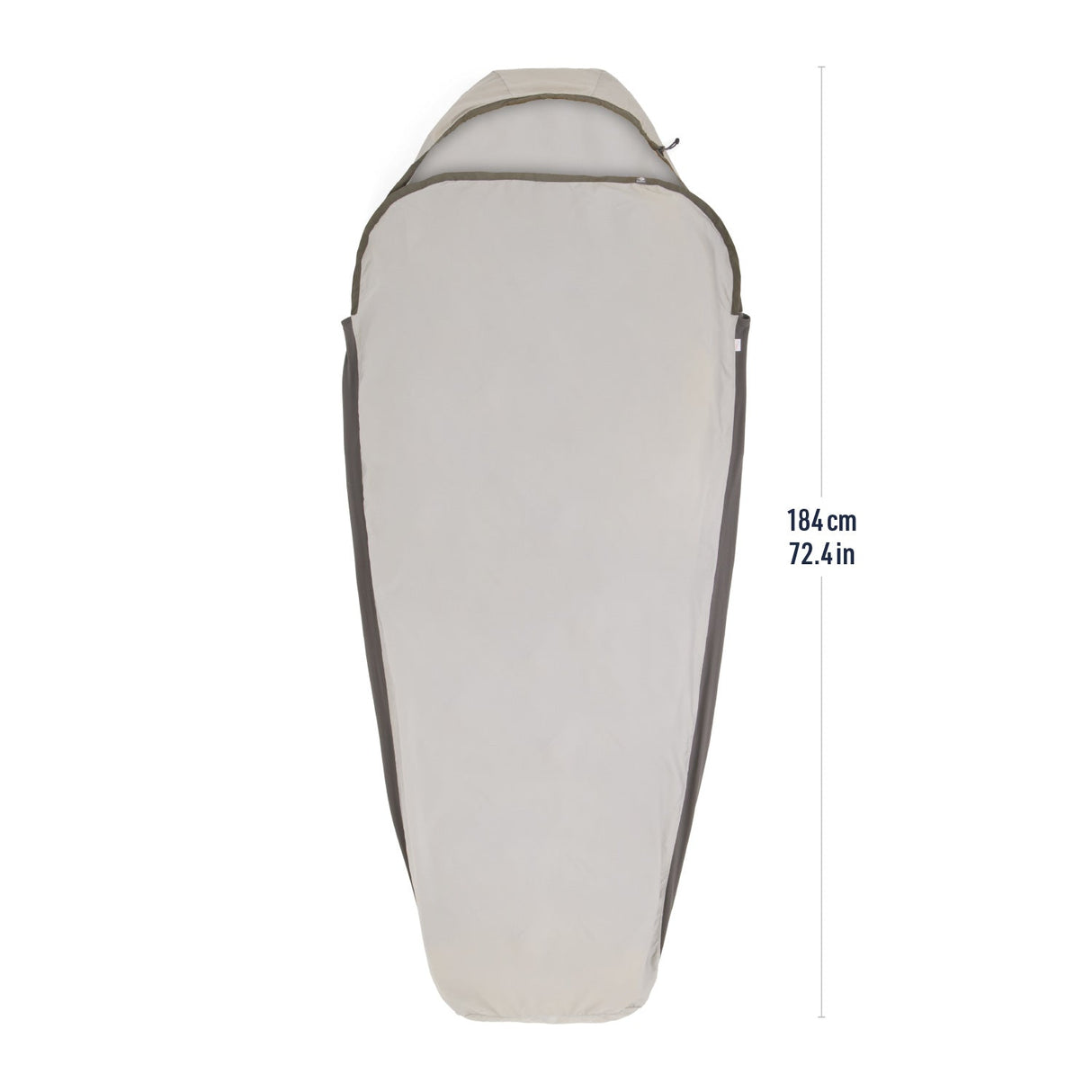 Sea To Summit Silk Blend Sleeping Bag Liner Standard Moonstruck Grey Moonstruck grey