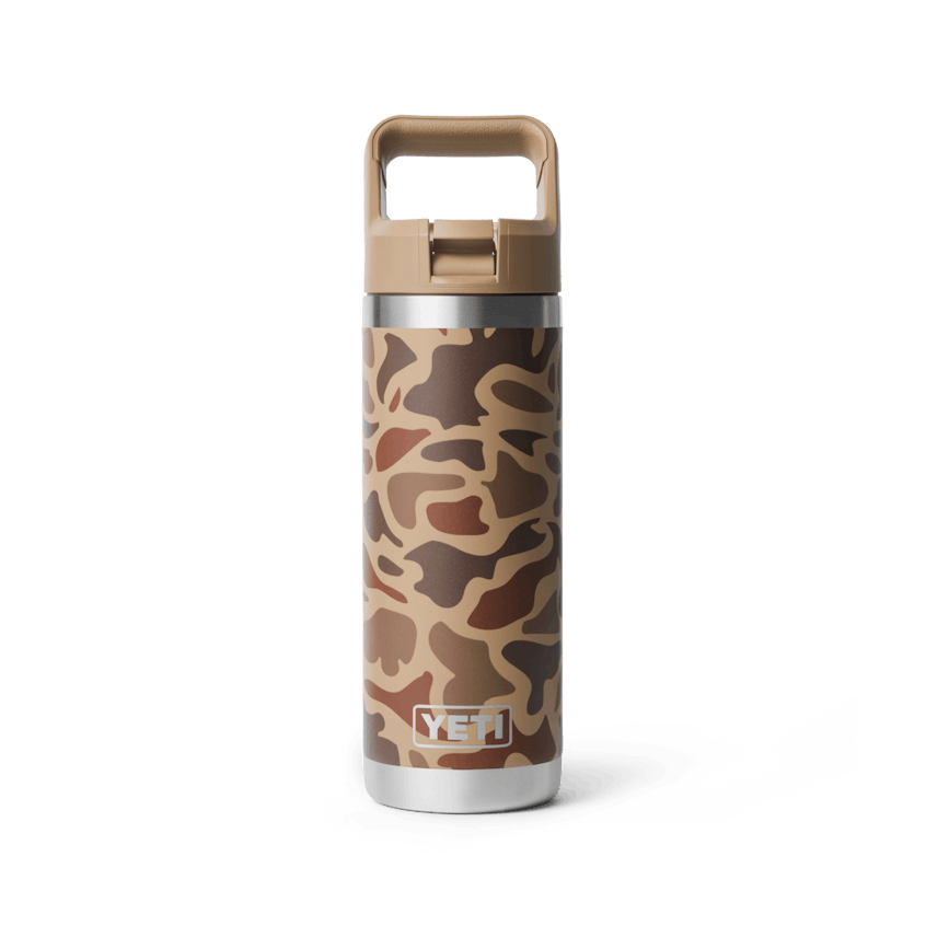 Yeti Rambler Straw Bottle Wetlands Camo 18oz Wetlands camo