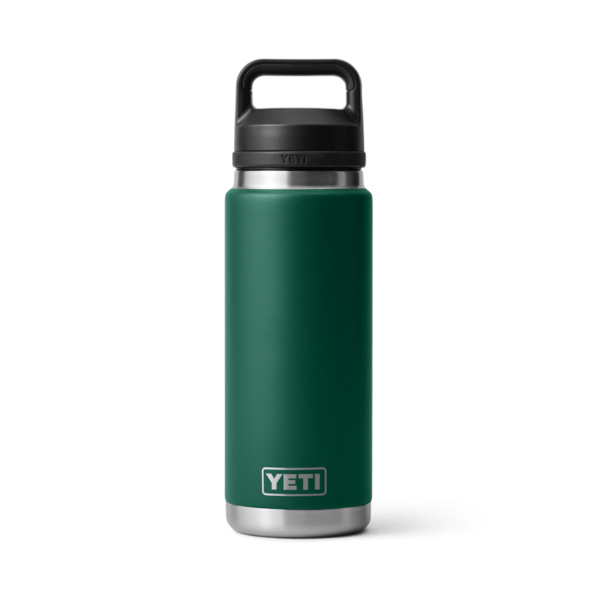Yeti Rambler Bottle Chug Black Forest Green 26oz Black forest green