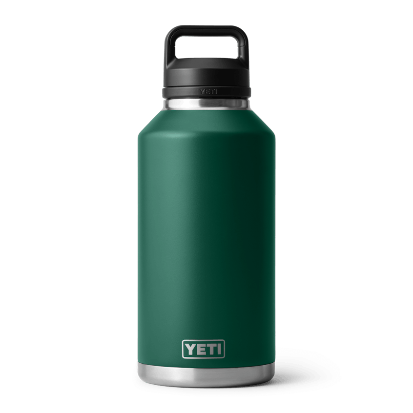 Yeti Rambler Bottle Chug Black Forest Green 64oz Black forest green
