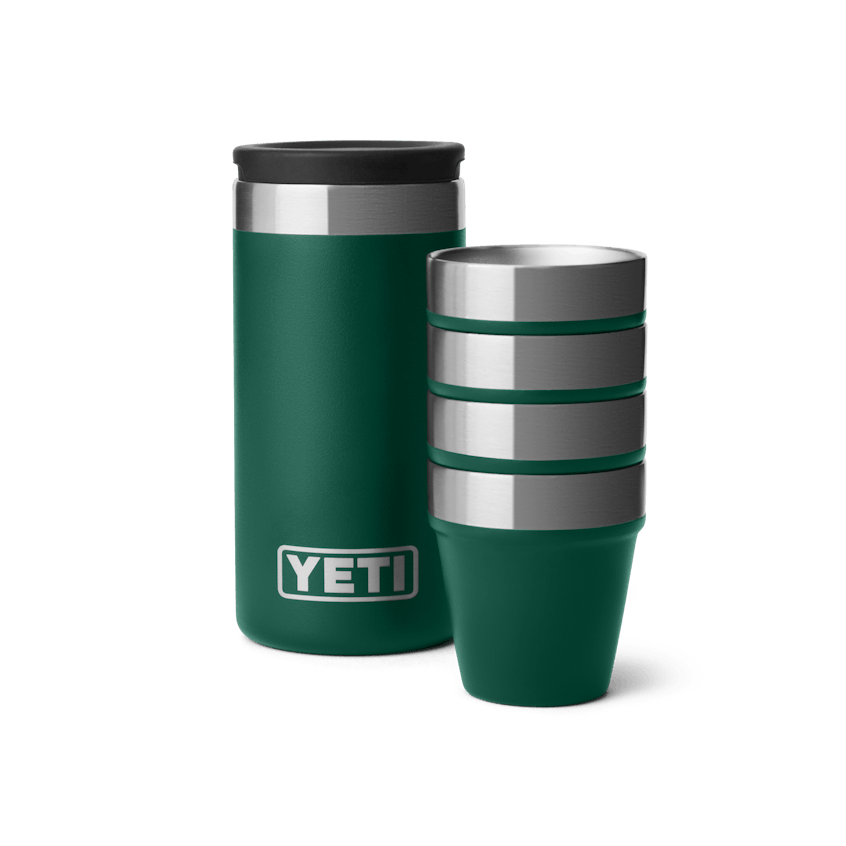 Yeti Shot Glasses Case Black Forest Green Black forest green