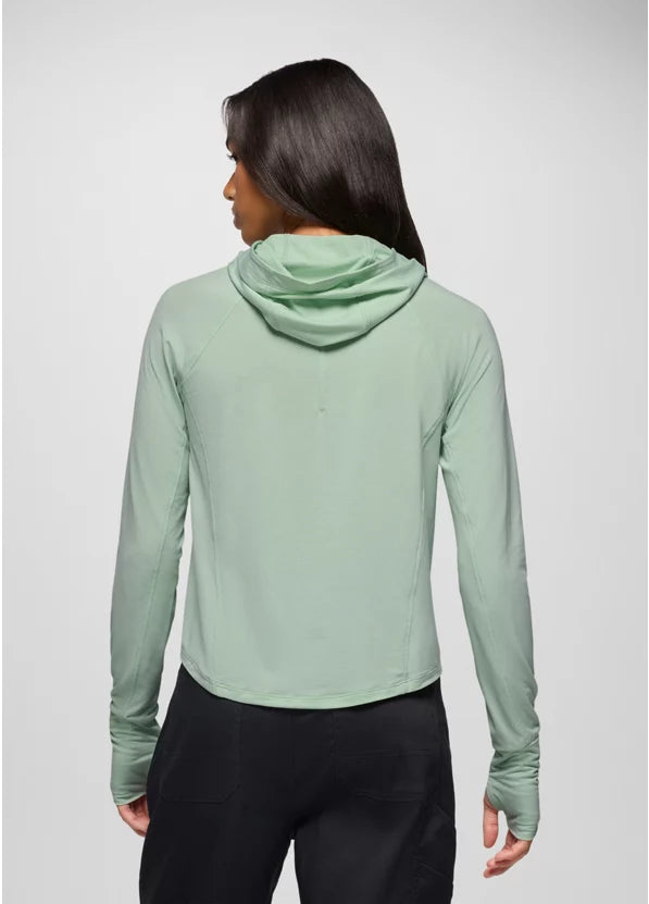 Prana Sol Searcher Sun Hoodie Long Sleeve - Bio Mint