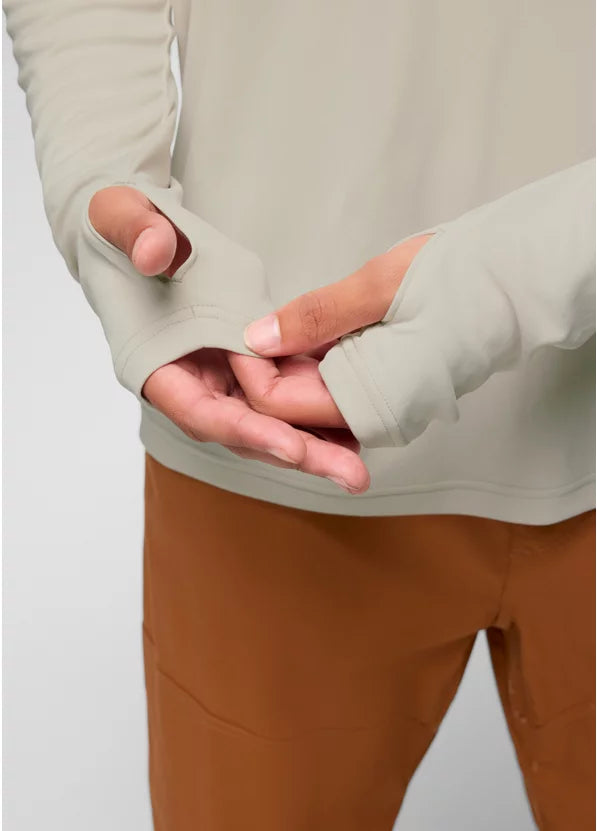 Prana Sol Shade Long Sleeve Crew - Almond