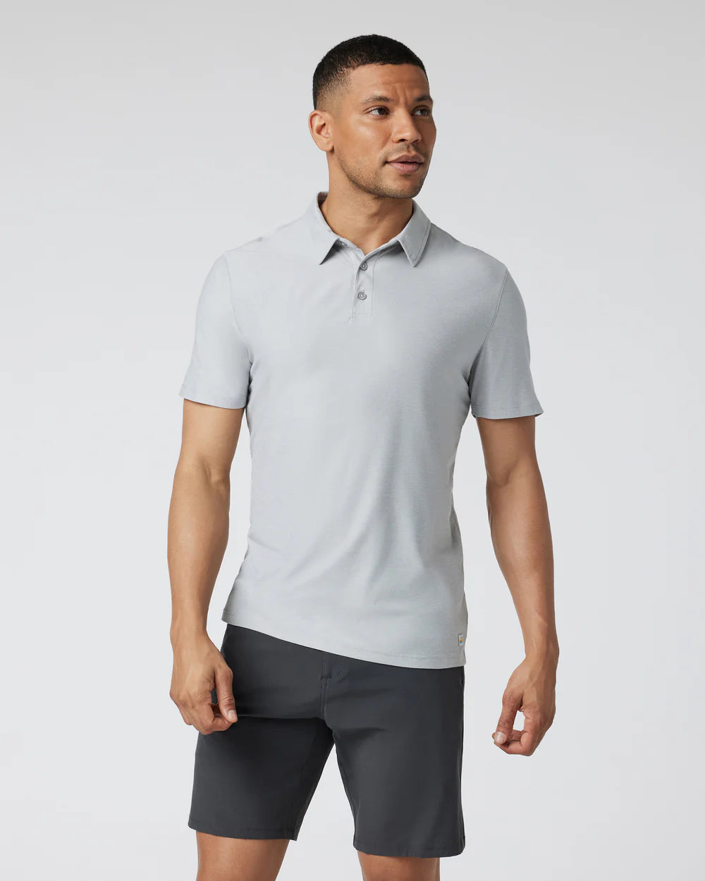 Vuori Strato Tech Polo - Platinum Heather