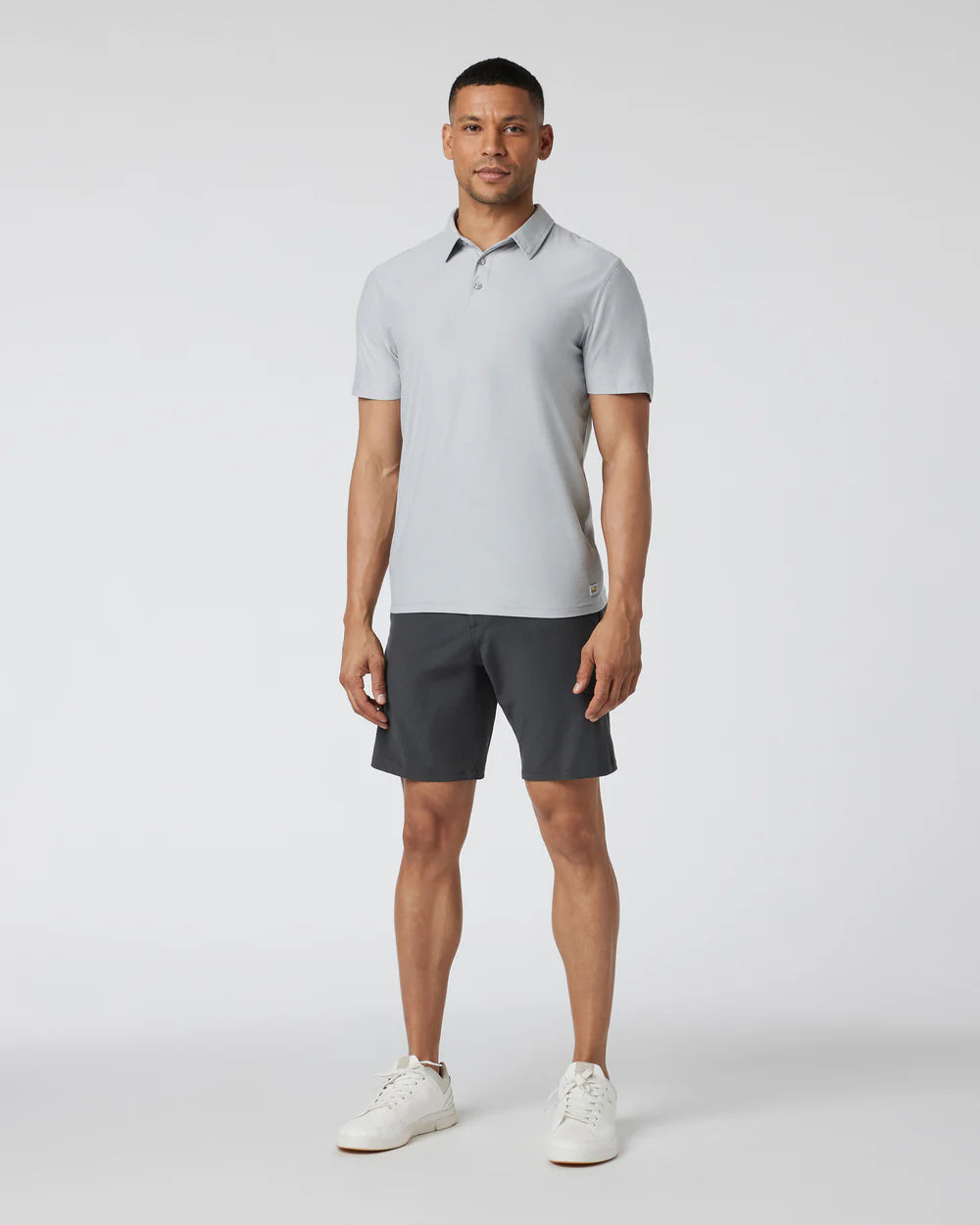 Vuori Strato Tech Polo - Platinum Heather
