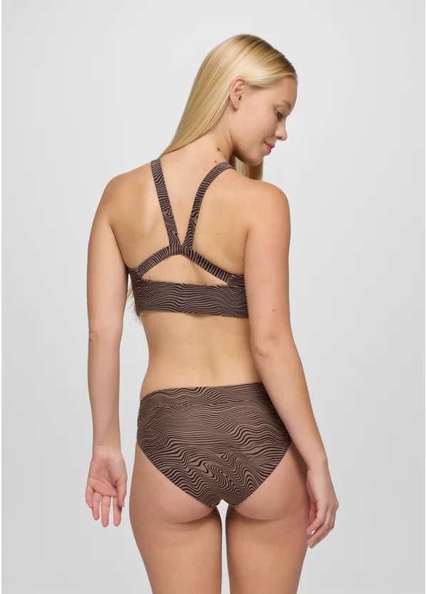 Prana Summer Wave Swim Bottom - Black Wavee