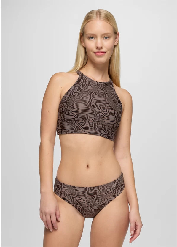 Prana Summer Wave Swim Bottom - Black Wavee