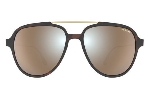 BEX Kabb Sunglasses Tortoise Brown / Brown (silver Flash)