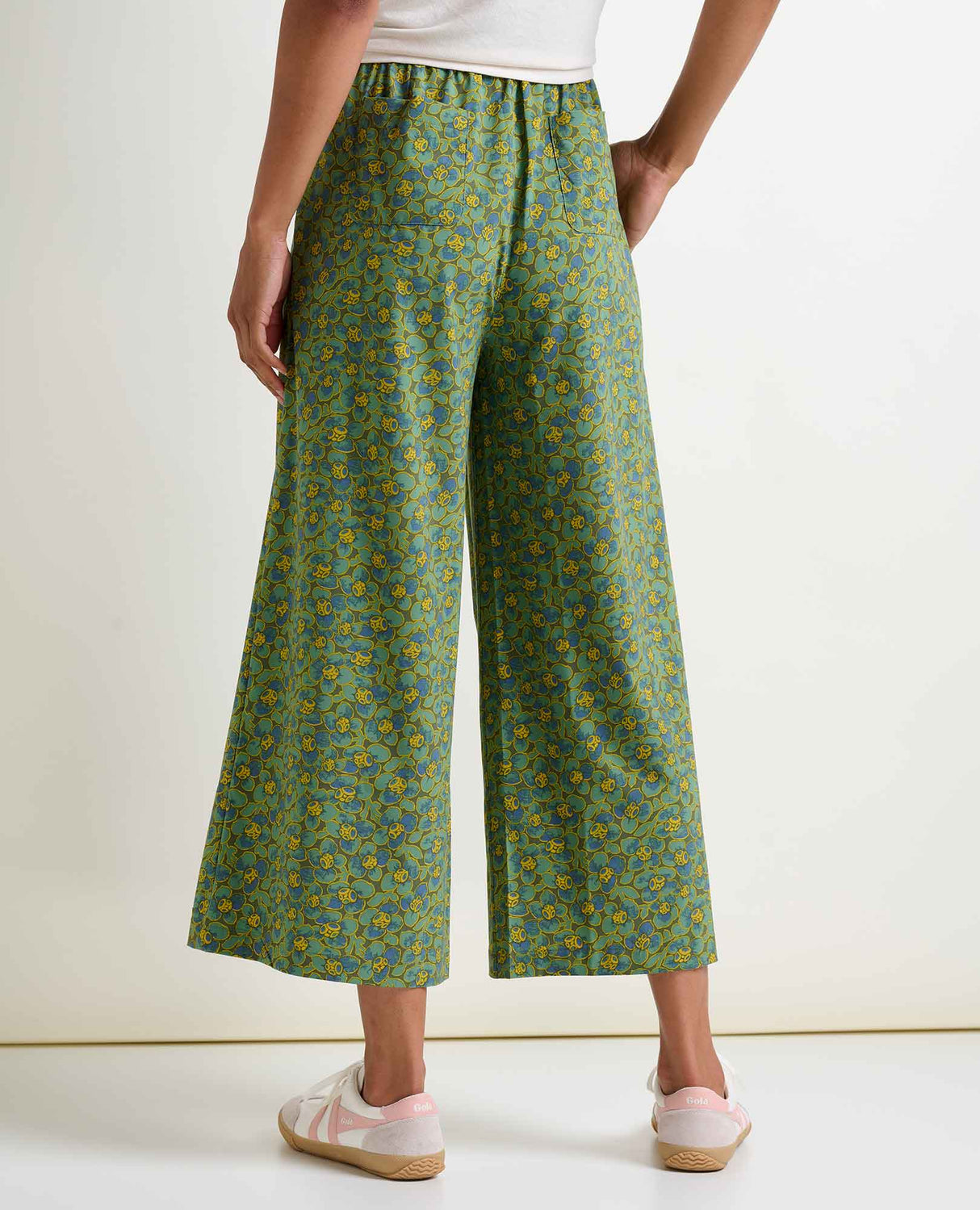 Toad & Co Sunkissed Wide Leg Pant - Epidote Camellia Print
