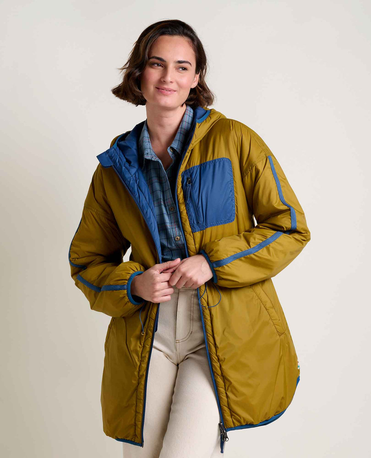 Toad Co. Womens Nomader Reversible Parka Deep sea coyote
