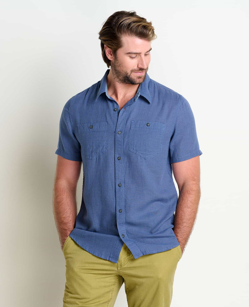 Toad & Co Men's Honcho Short-Sleeve Shirt - High Tide II High Tide II
