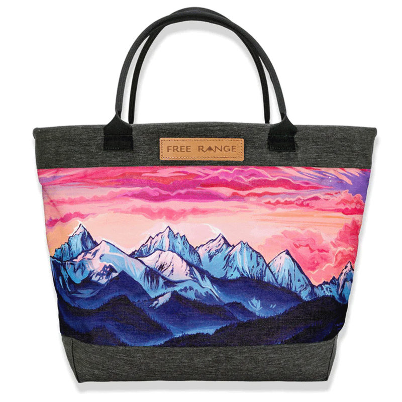 Free Range Equipment Canvas Tote Spanish Peaks