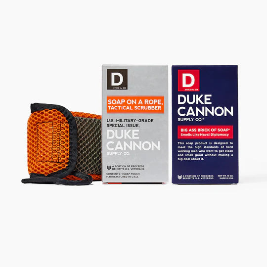 Duke Cannon Supply Co. Tactical Scrubber + Soap Bundle Pack
