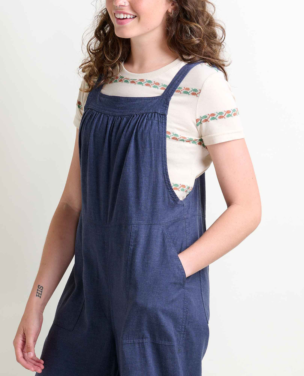 Toad & Co Taj Hemp Overall - True Navy