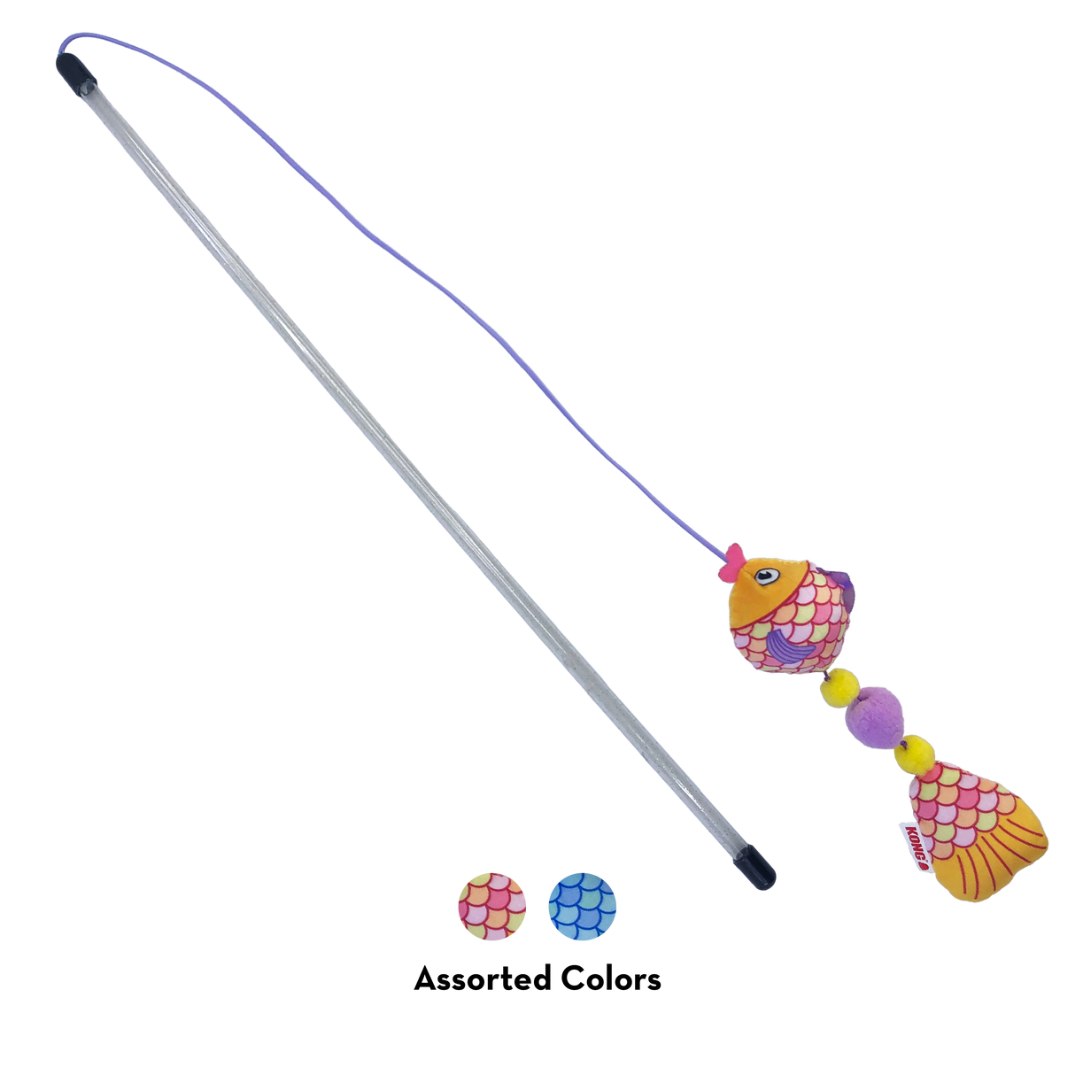 Kong Teaser Scrattles Fish Cat Toy