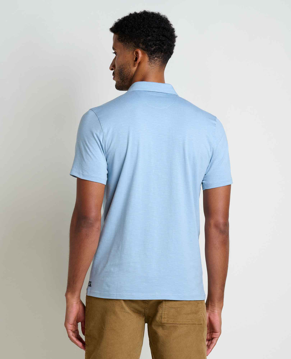 Toad & Co Tempo Short Sleeve Polo - Weathered Blue