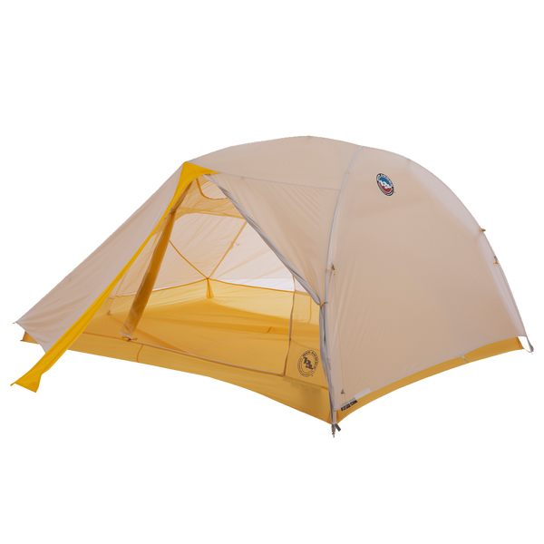 Big Agnes Tiger Wall Ul3 Solution Dye Tent - Gray/yellow Gray/yellow