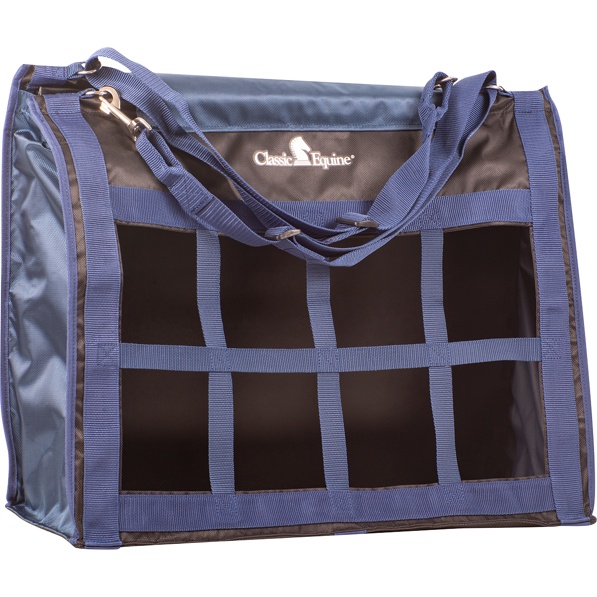 Classic Equine Topload Hay Bag - Black / Navy
