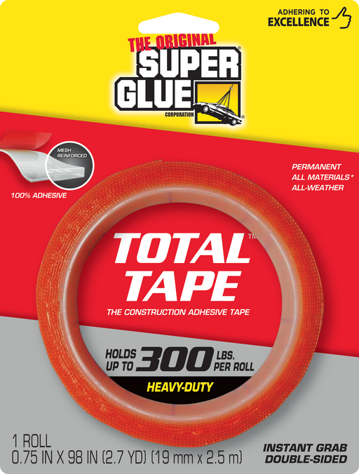 Super Glue Total Tape Roll Clear