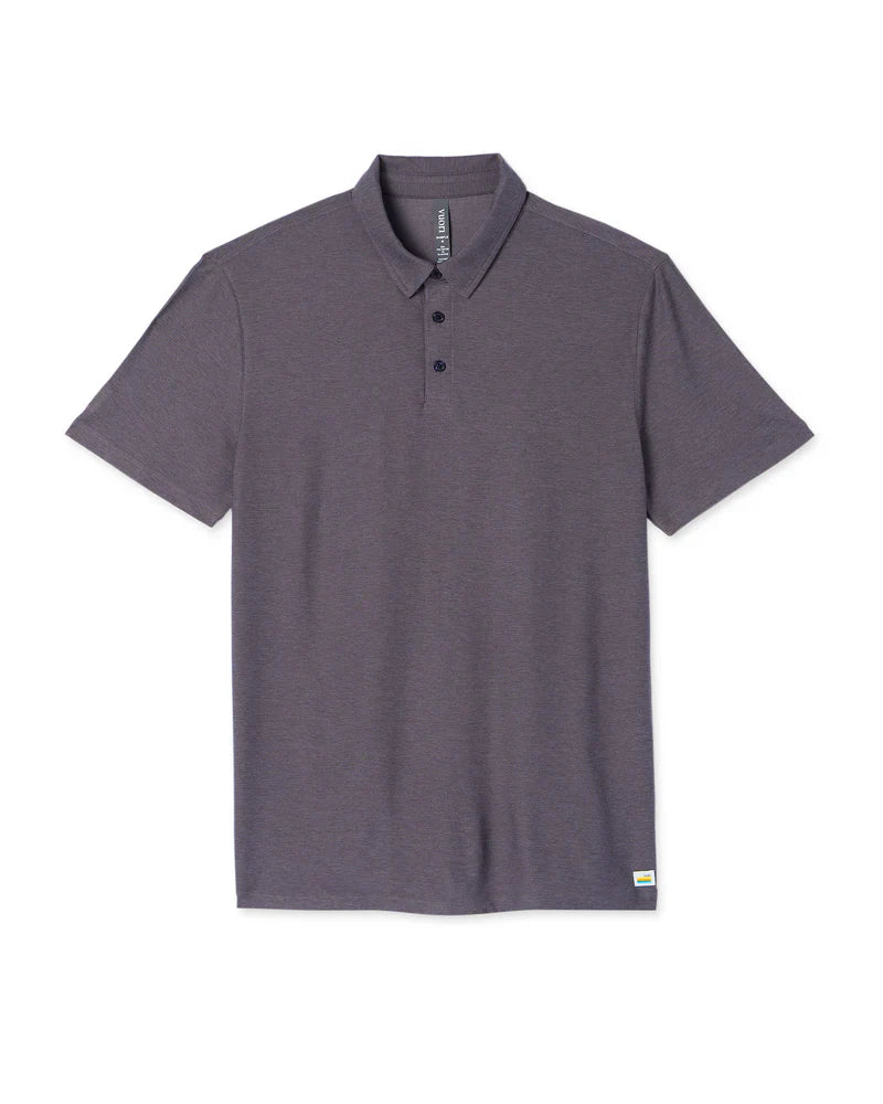 Vuori Strato Tech Polo - Mocha Heather Mocha Heather