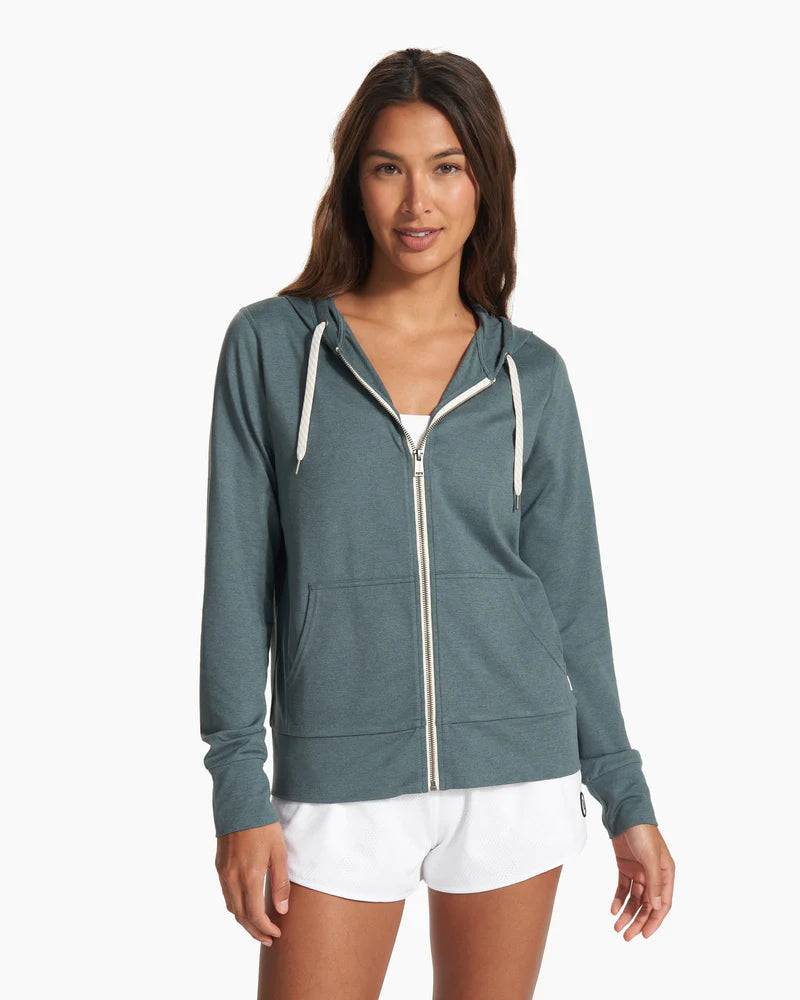 Vuori Women's Halo Performance Hoodie 2.0 Lake heather