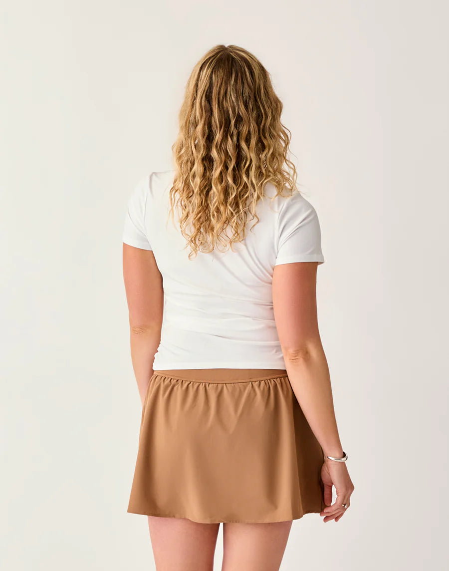 Carve Designs Vega Rib Tee - Cloud