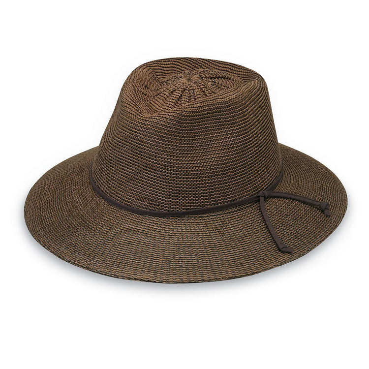 Wallaroo Hat Company Women's Victoria Fedora Hat Suede