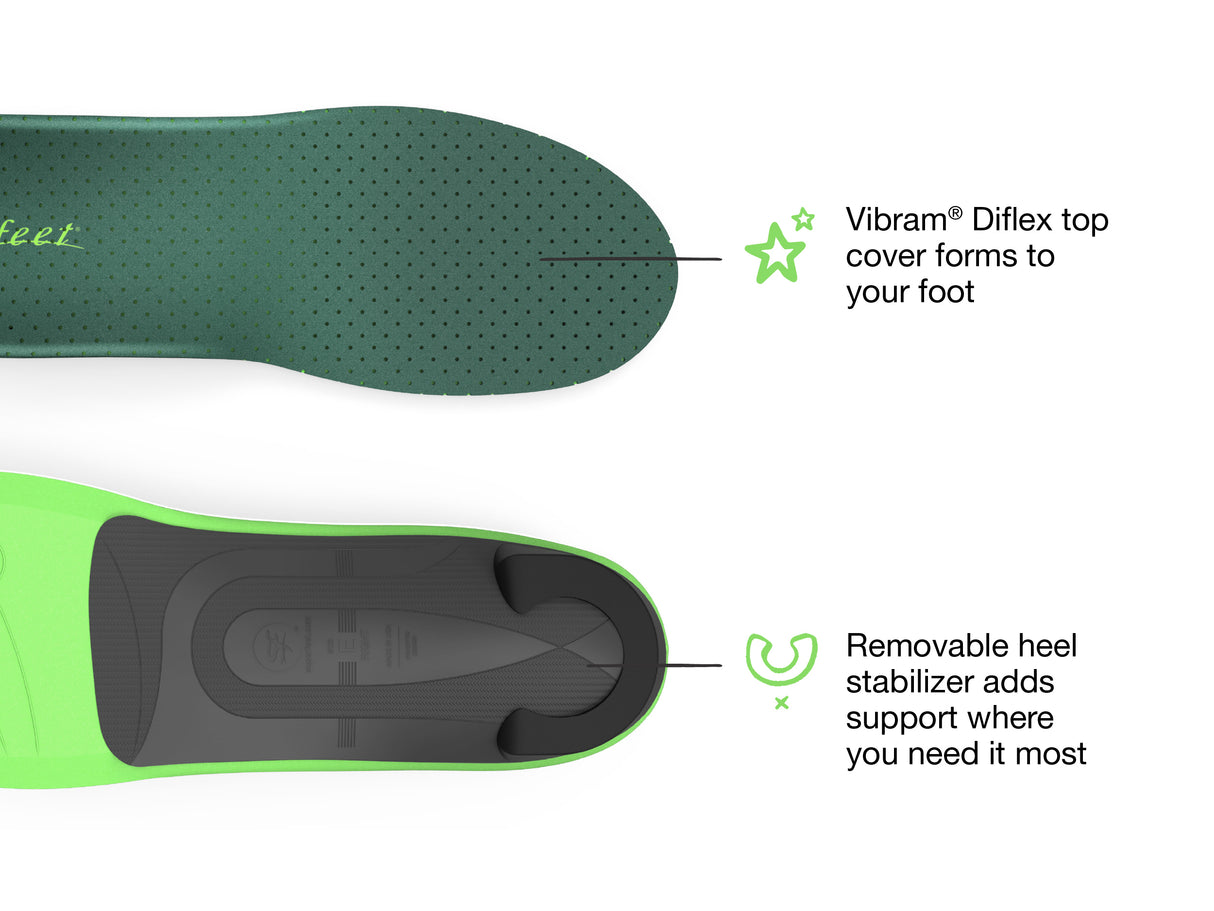 Superfeet Casual Pain Relief - Limestone