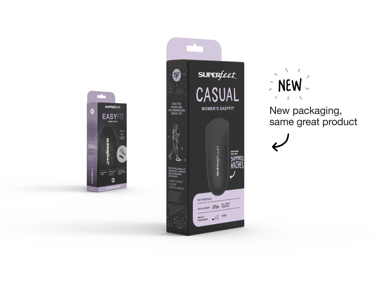 Superfeet Casual Womens Easyfit - Raven