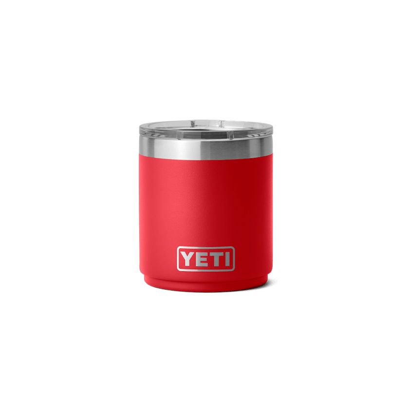 Yeti Rambler Cl Lowball 2.0 Ms Cup Rescue Red 10oz Rescue red