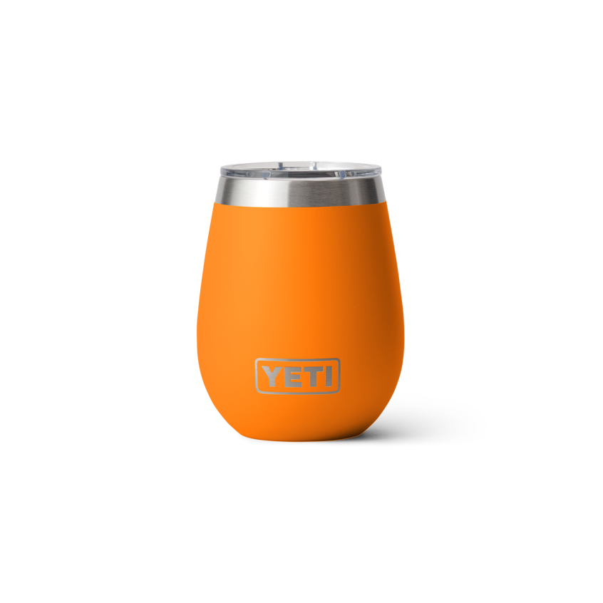 Yeti Rambler Wine Tumbler Ms 10oz King crab orange