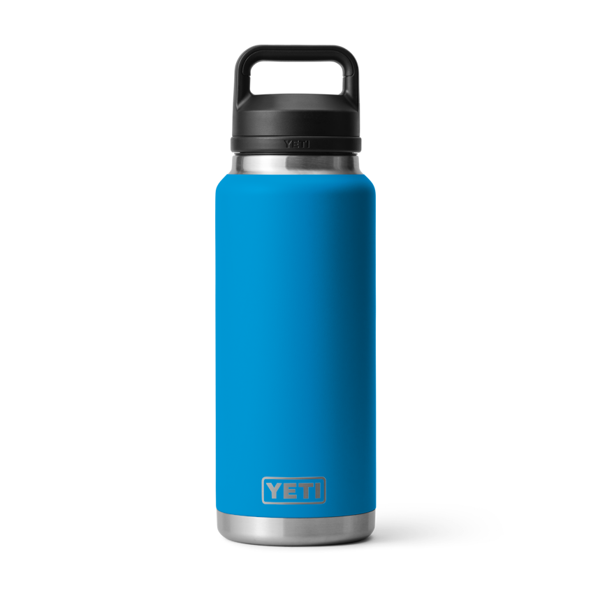 Yeti Rambler Bottle Chug 36oz Big wave blue