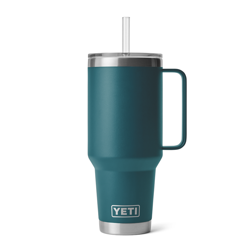 Yeti Rambler Straw Mug 42oz Agave teal