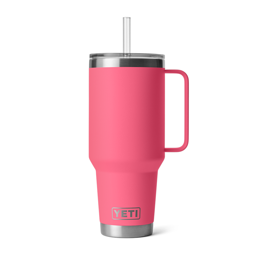 Yeti Rambler Straw Mug 42oz Tropical pink