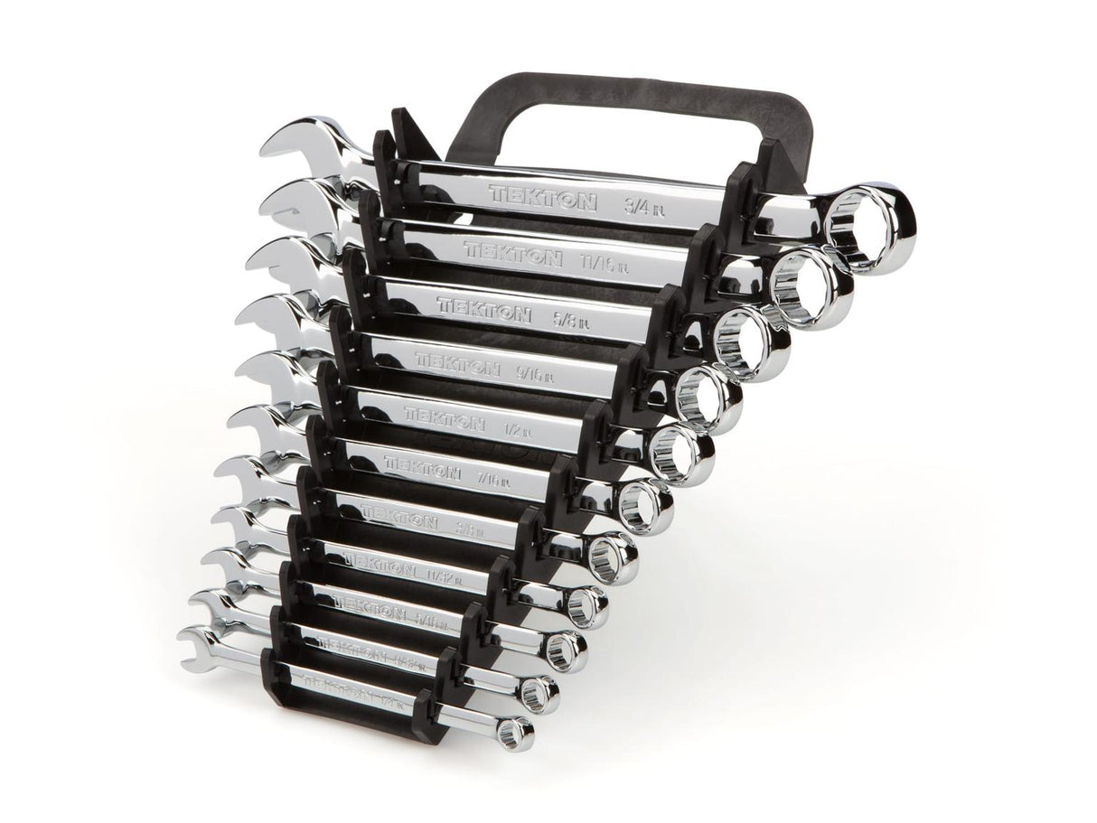 Tekton Combination Wrench Set, 11-Piece (1/4-3/4 in.) - Holder