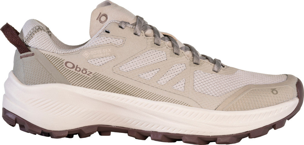 Oboz Footwear Womens Katabatic LT Low GTX Waterproof Shoe - Feather Feather / / MEDIUM