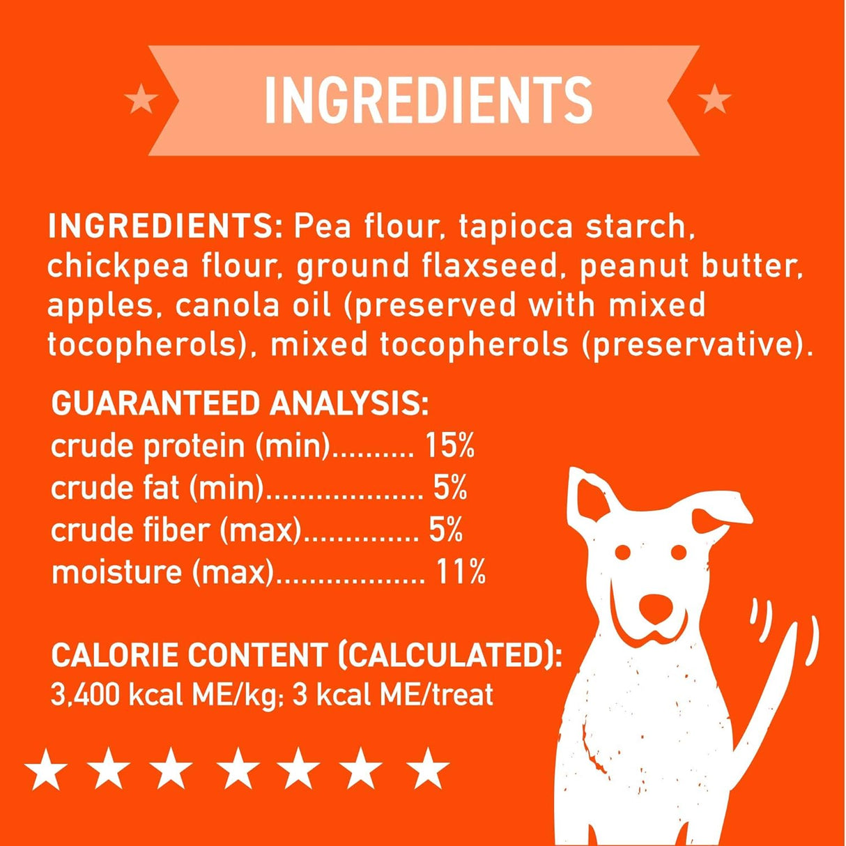 Cloudstar Wag More Bark Less Grain Free Mini Dog Biscuits (Peanut Butter & Apples) - 7oz