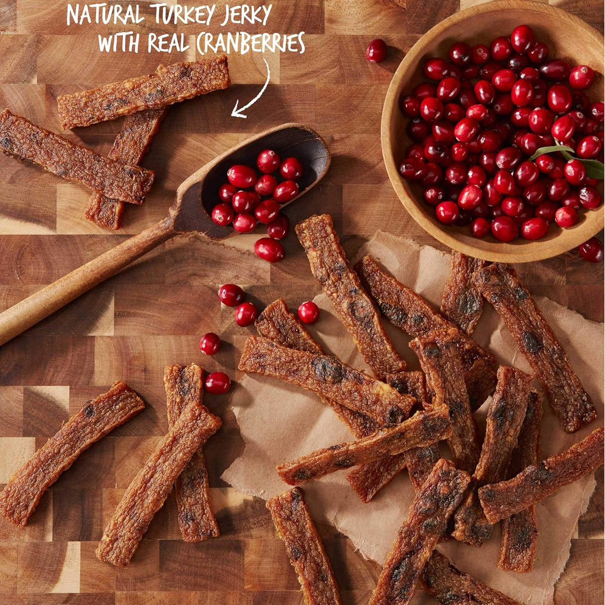 Cloudstar Wag More Bark Less Grain Free Turkey & Cranberry Jerky Dog Treats - 10oz