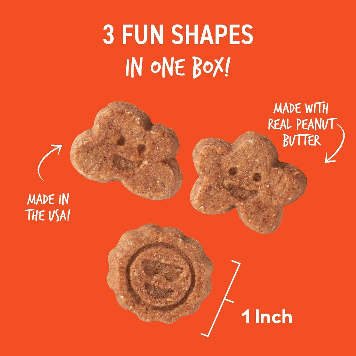 Cloudstar Wag More Bark Less Soft & Chewy Creamy Peanut Butter Dog Treats - 6oz