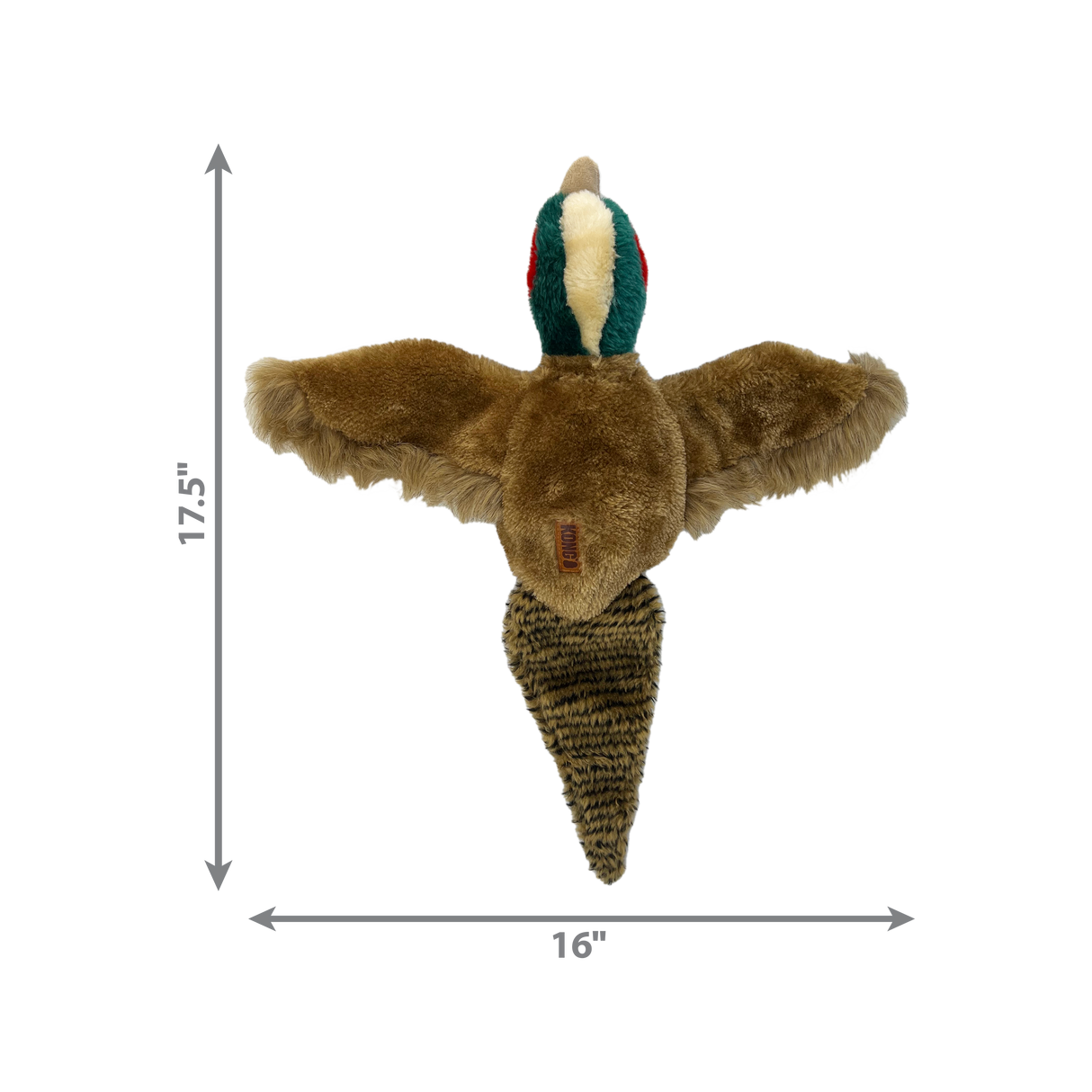 Kong Wild Low Stuff Dog Toy - Pheasant - Medium