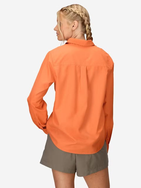 Marmot Womens AirExchange Long Sleeve Shirt UPF 40 - Pomelo