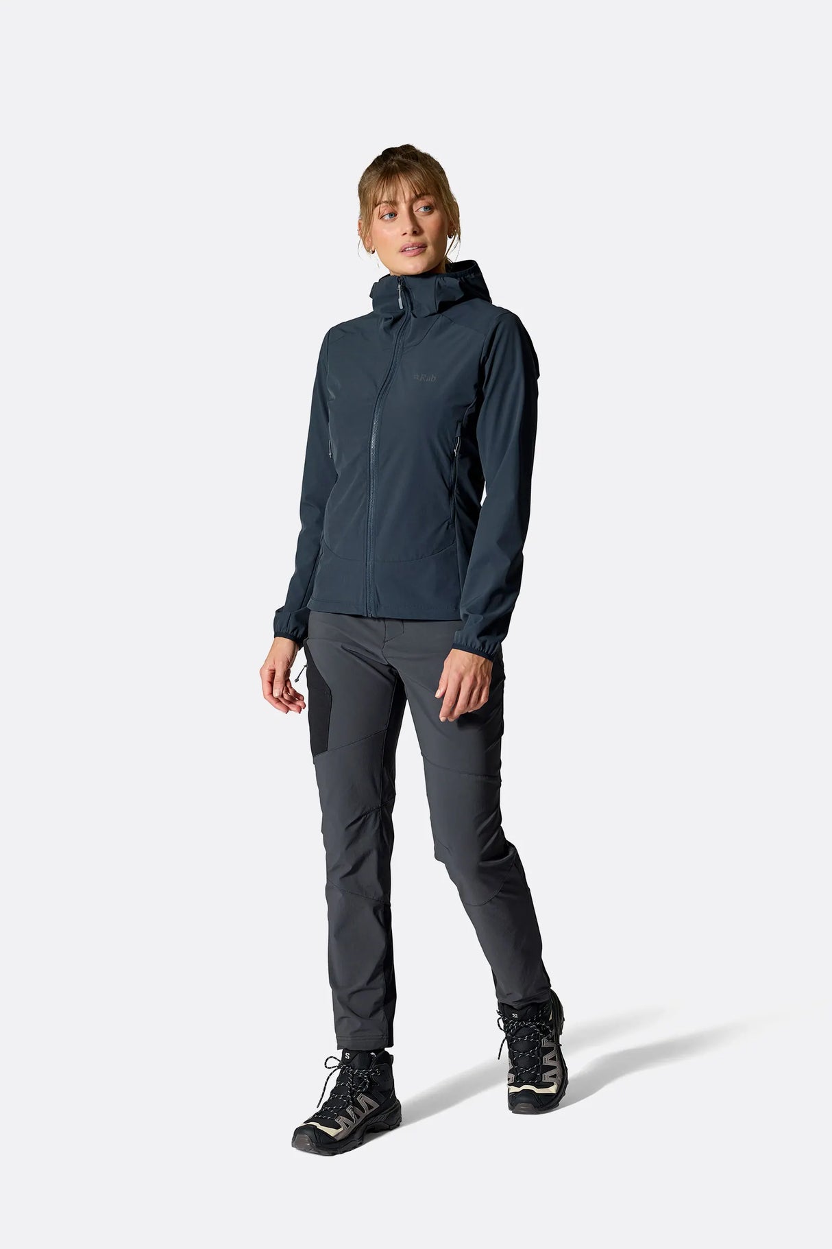 Rab Womens Borealis Hooded Jacket - Beluga